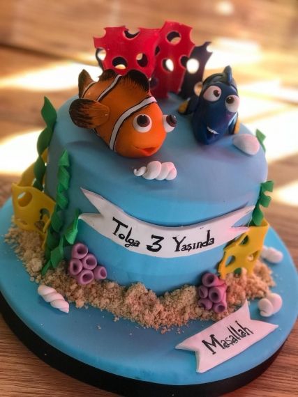 3 yaş doğum günü pastası