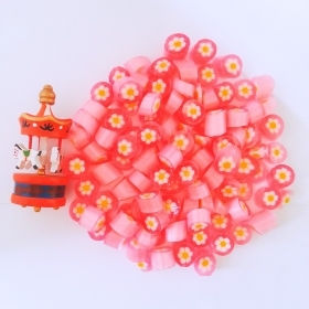 pembe papatya desenli lolly şeker